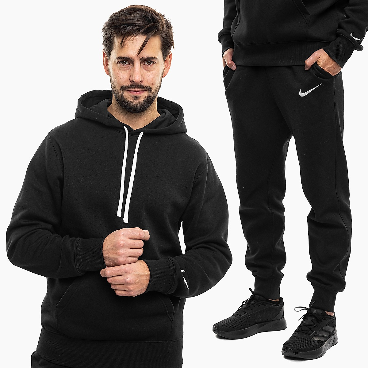 Nike Férfi tréningruha Park 26 Fleece Pull Over Hooded IO9035 010/IB1248 010