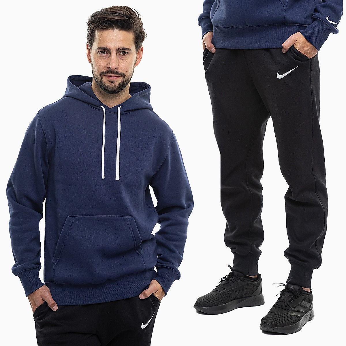 Nike Férfi tréningruha Park 26 Fleece Pull Over Hooded IO9035 410/IB1248 010
