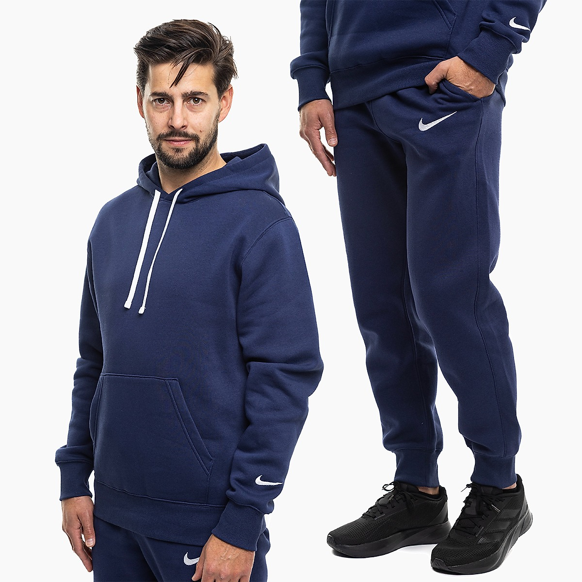 Nike Férfi tréningruha Park 26 Fleece Pull Over Hooded IO9035 410/IB1248 410