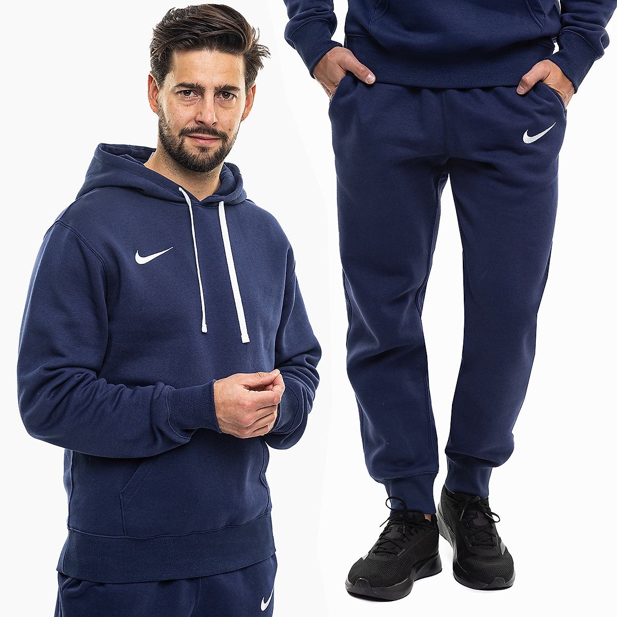 Nike Férfi tréningruha Park 26 Fleece Pull Over Hoodie IB1222 410/IB1248 410