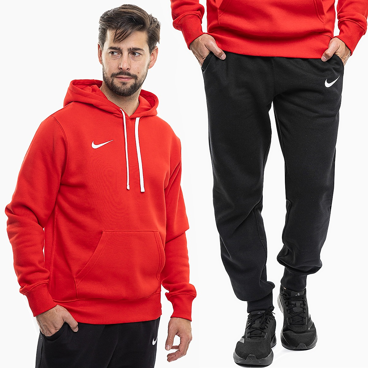 Nike Férfi tréningruha Park 26 Fleece Pull Over Hoodie IB1222 657/IB1248 010