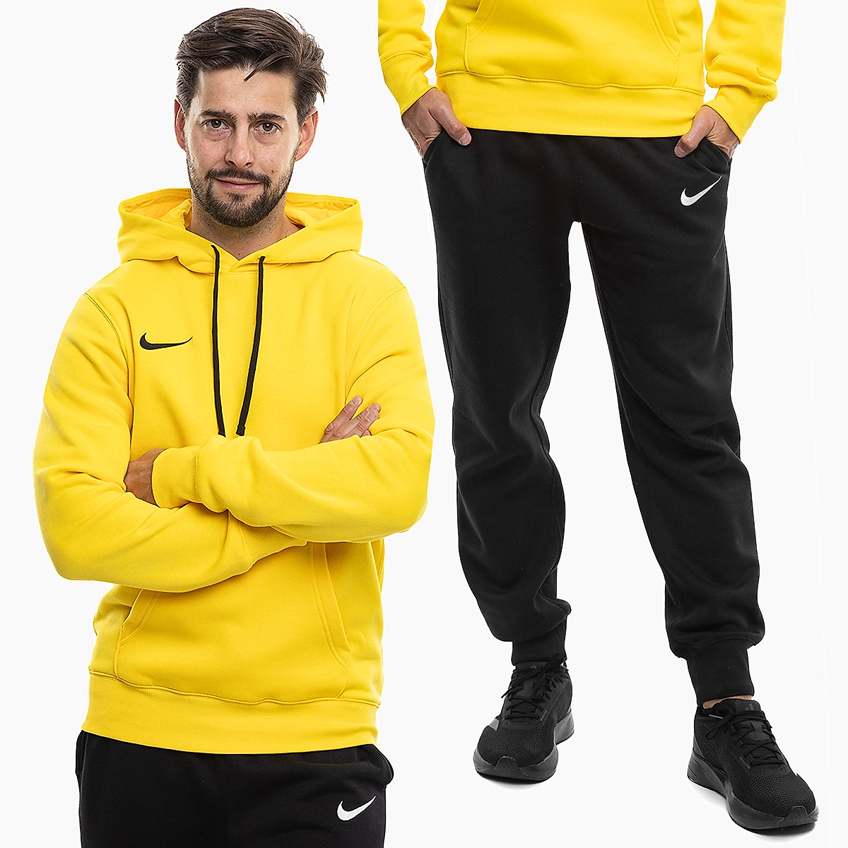 Nike Férfi tréningruha Park 26 Fleece Pull Over Hoodie IB1222 719/IB1248 010