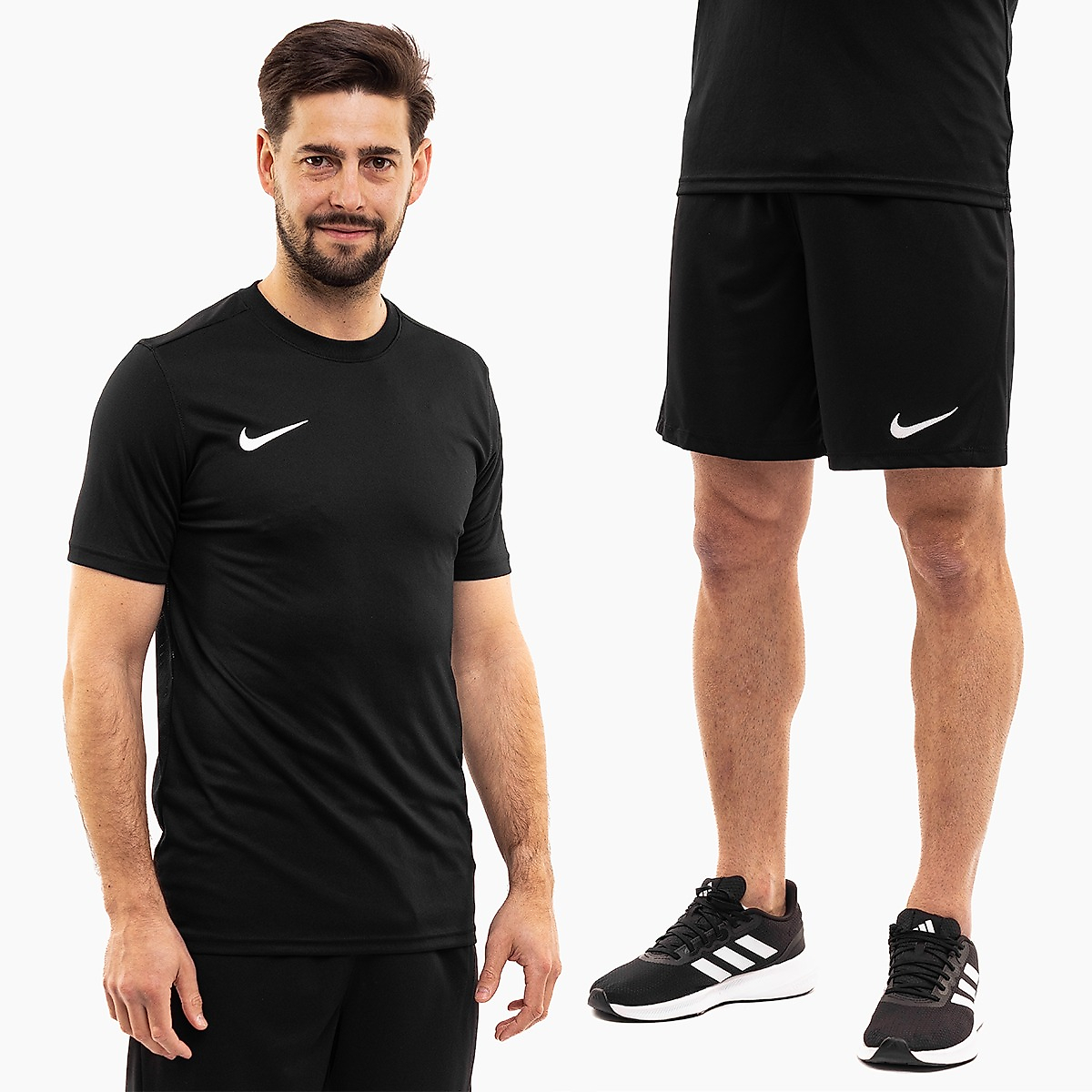 Nike Férfi sport szett Dry Park VII JSY SS BV6708 010/BV6855 010