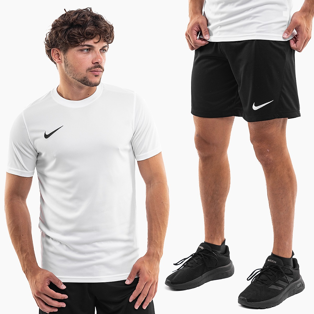 Nike Férfi sport szett Dry Park VII JSY SS BV6708 100/BV6855 010