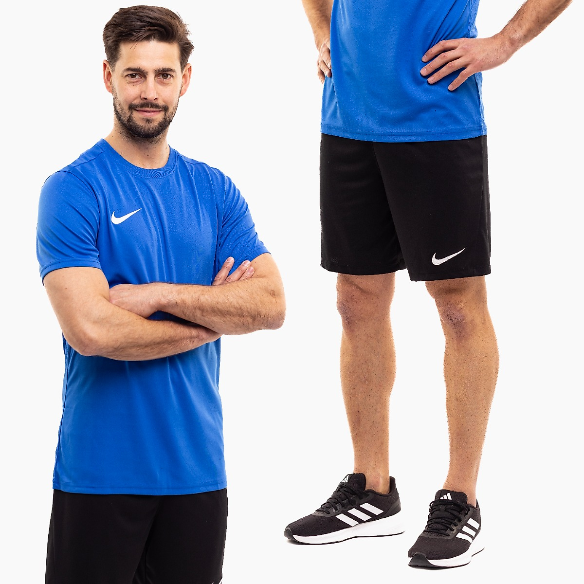 Nike Férfi sport szett Dry Park VII JSY SS BV6708 463/BV6855 010