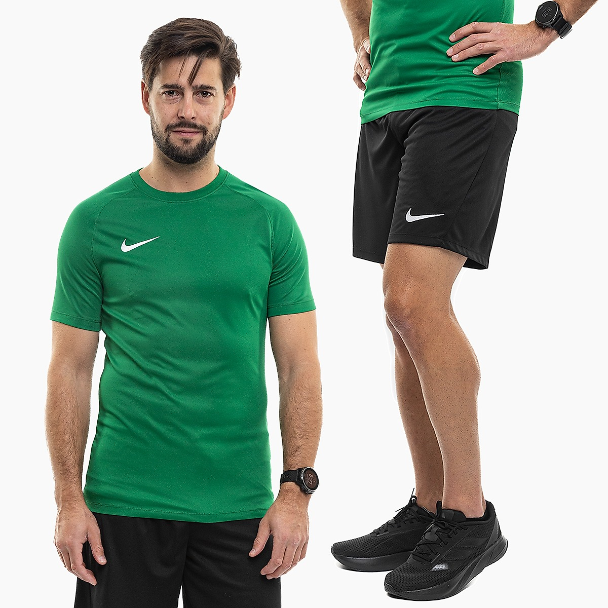 Nike Férfi sportfelszerelés mez rövidnadrág Park VIII Jersey HV8173 302/BV6855 010