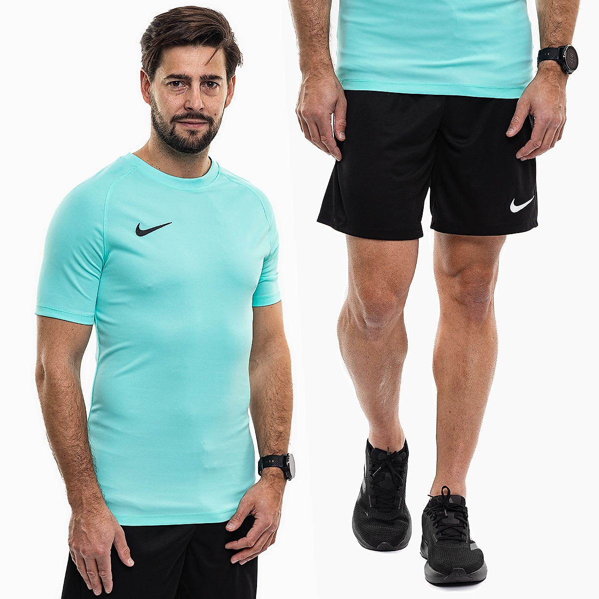Nike Férfi sportfelszerelés mez rövidnadrág Park VIII Jersey HV8173 354/BV6855 010
