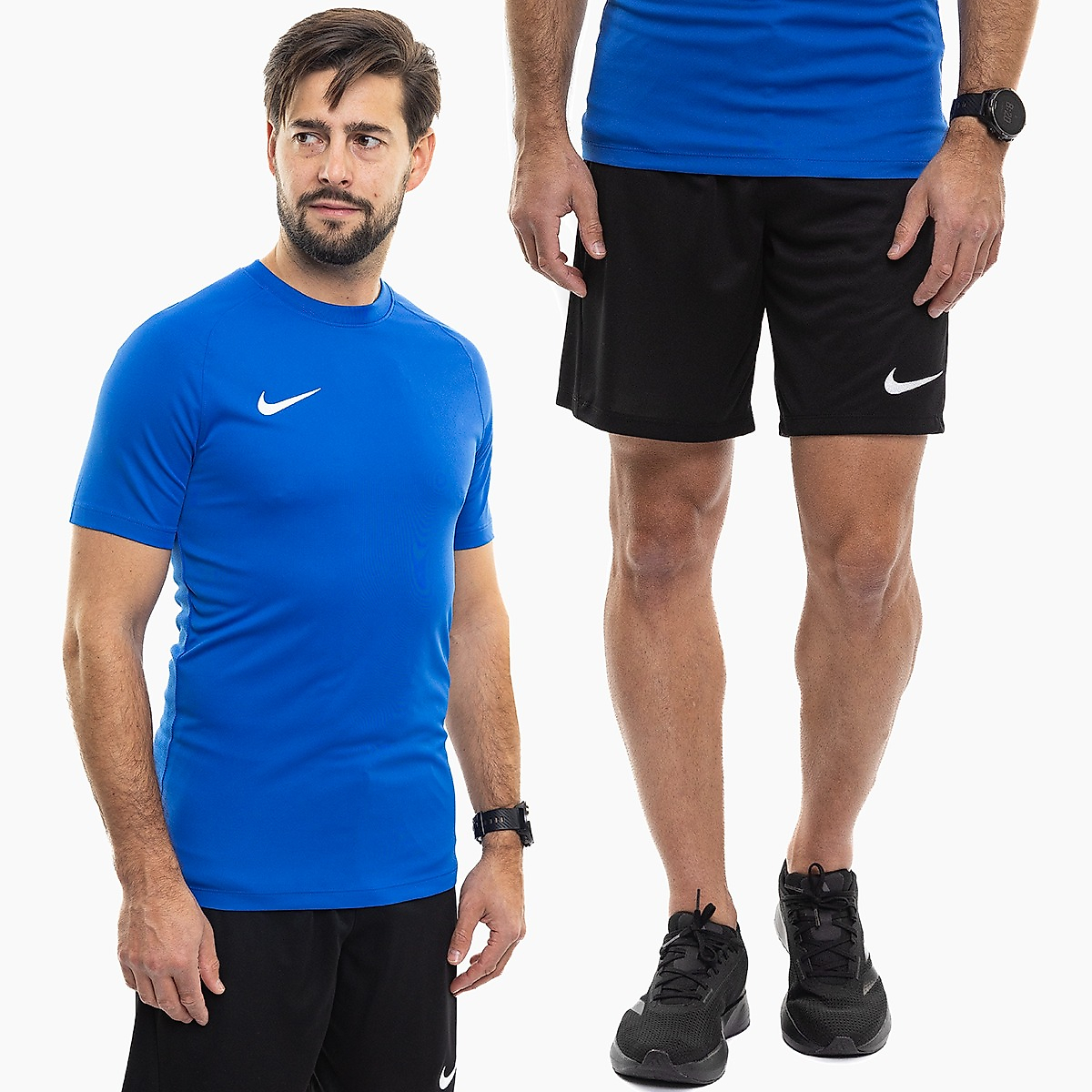 Nike Férfi sportfelszerelés mez rövidnadrág Park VIII Jersey HV8173 463/BV6855 010