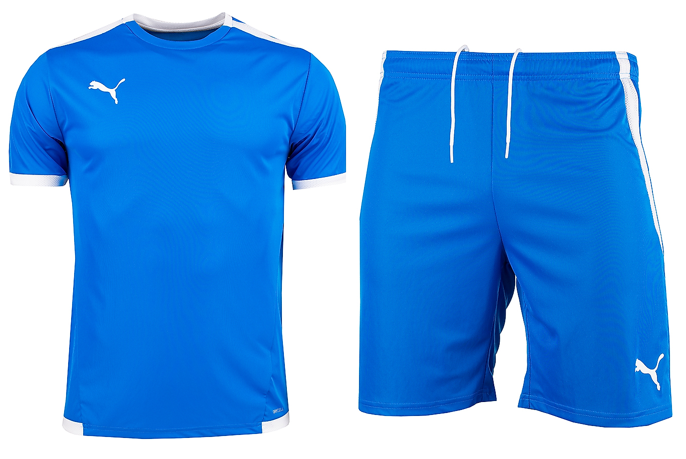 PUMA męski strój sportowy koszulka spodenki teamLIGA Jersey 704917 02/704924 02