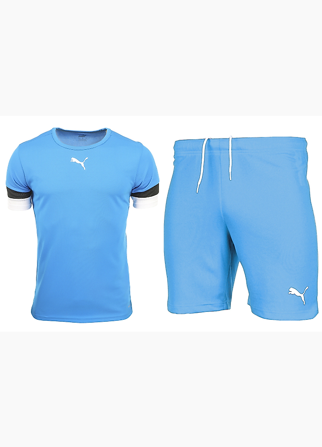 PUMA męski strój sportowy koszulka spodenki teamRISE Jersey 704932 02/704942 02 PUMA męski strój sportowy koszulka spodenki teamRISE Jersey 704932 02/704942 02