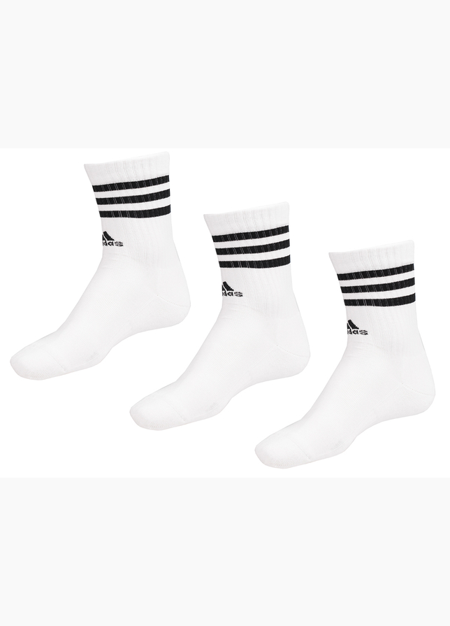 adidas Skarpety 3-Stripes Cushioned Crew Socks 3P HT3458 adidas Skarpety 3-Stripes Cushioned Crew Socks 3P HT3458