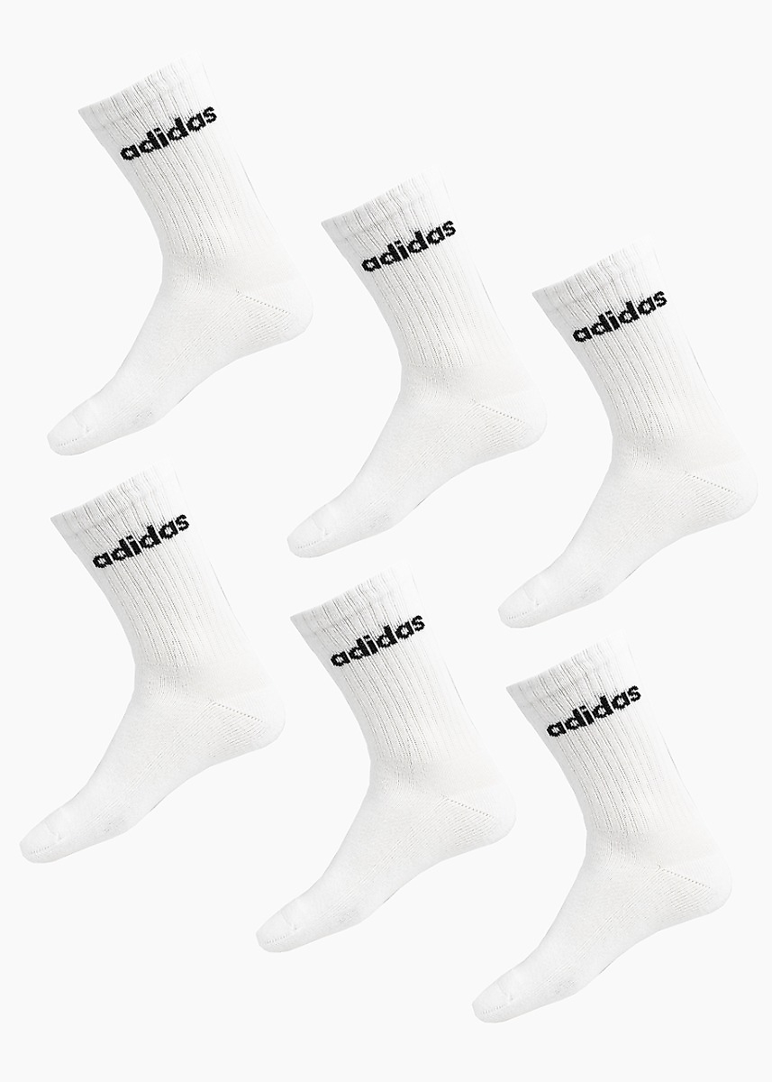 adidas zokni Linear Crew Socks Cushioned 6 pár JL6096