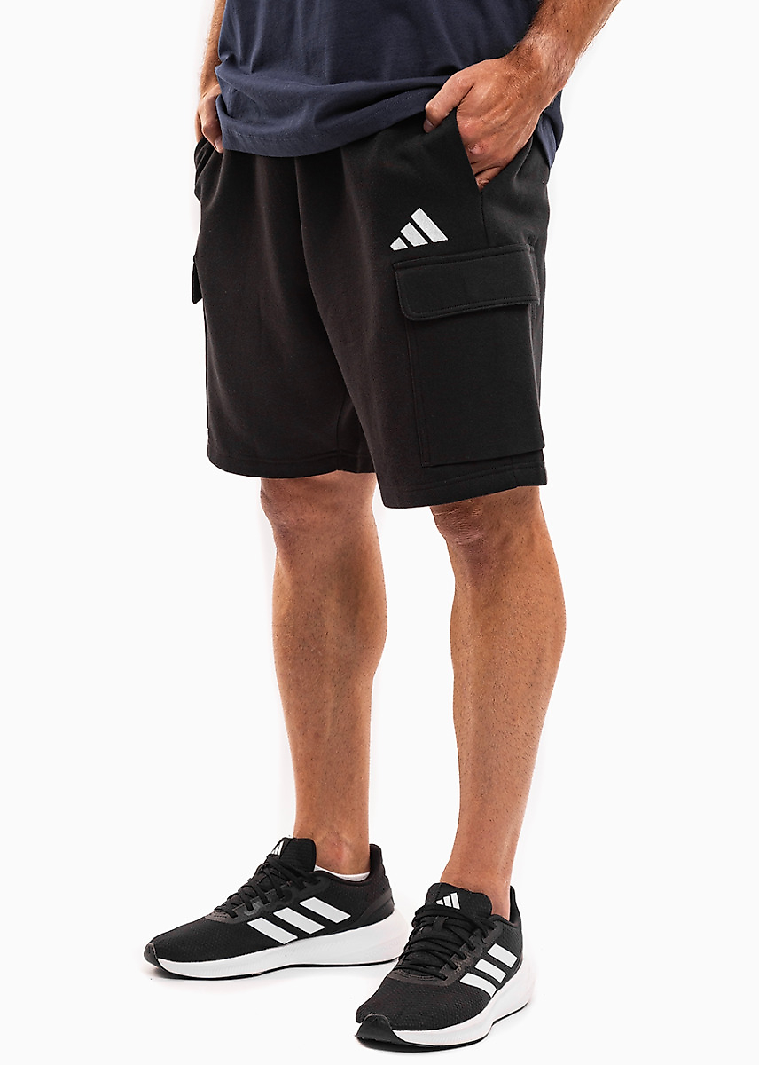 adidas Férfi rövidnadrág Essentials Feelcozy Fleece Cargo JE3869